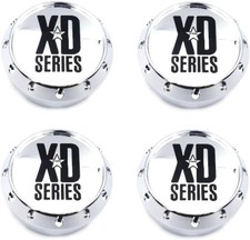 4 Pack KMC XD Series 464K131-2 8 Lug Chrome Wheel Center Cap