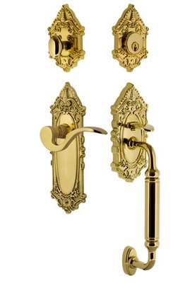 Nostalgic Warehouse VICMAN_ESET_234_CG_RH Victorian Right Handed - Brass