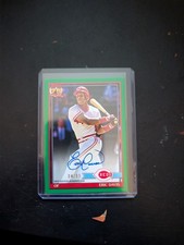 2026 Topps Series 1 Eric Davis On Card Autograph /99 Green #91A-DV Reds Veteran