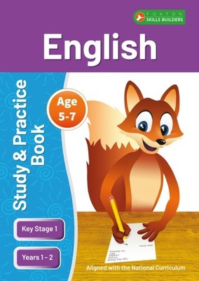 KS1 ENGLISH STUDY PRACTICE BOOK FOR AGES by Foxton Books Paperback Self Help