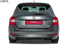 Heck Ansatz Einsatz Spoiler Tuning Diffusor für Skoda Rapid Spaceback HA173