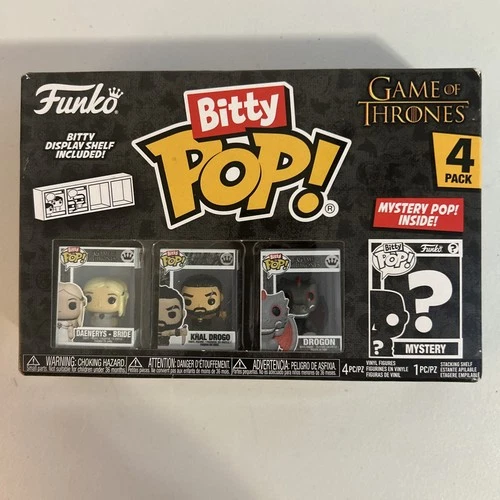 Funko Bitty Pop! Game of Thrones Daenerys, Khal Drogo, Drogon And Mystery