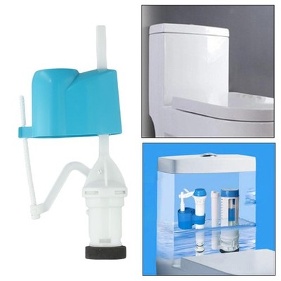 Sanitary Toilet Tank Water Valve Easy Installation Compact Structure White+Blue