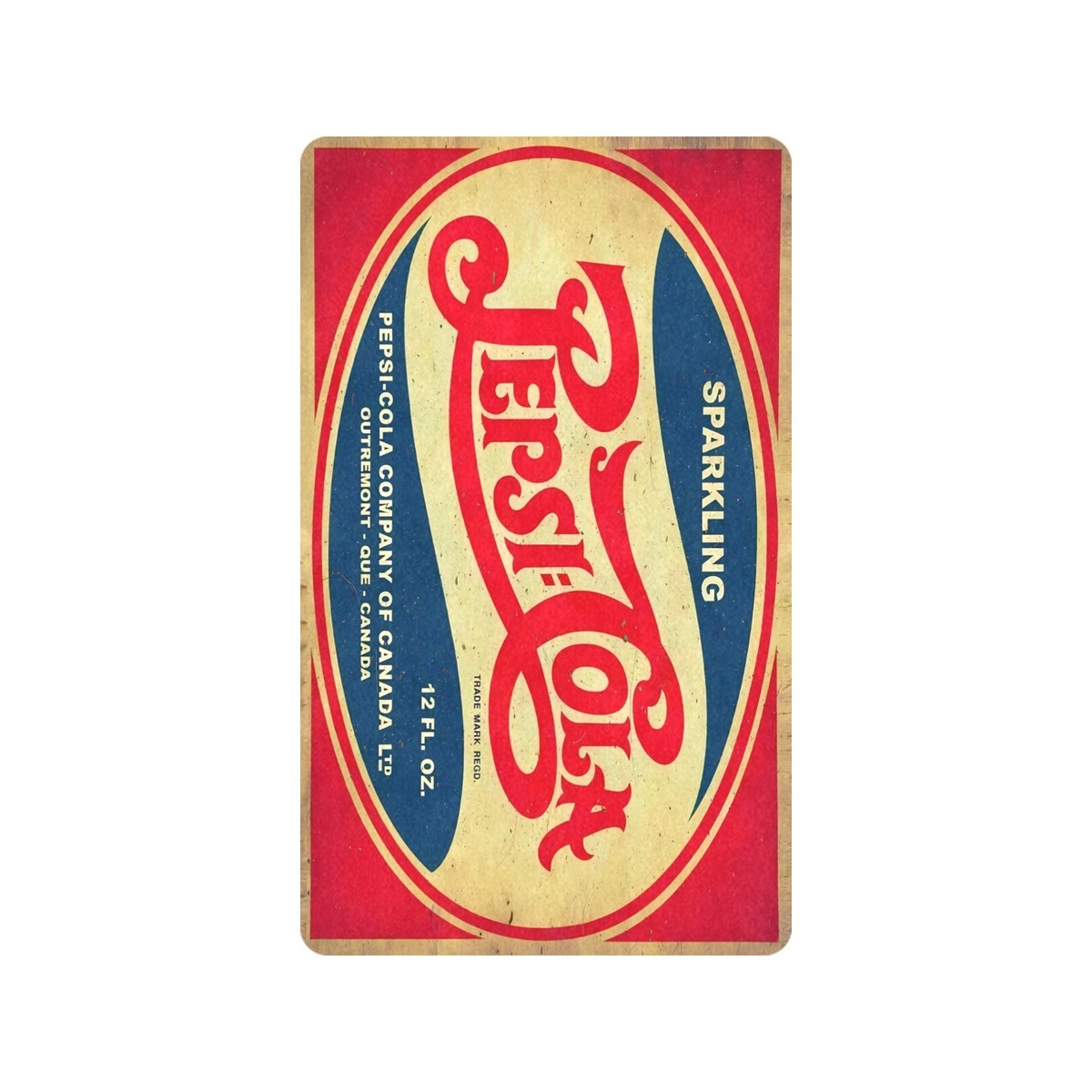 Sparkling Pepsi Cola Soda Vintage Style Door Mat Rug Indoor