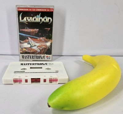 Leviathan (Commodore 64/128) Vintage C64 Spielkassette - getestet & funktionsfähig