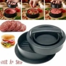 Non Stick 3 IN 1 Stuffed Burger Press Hamburger Patty Molds Maker Sliders BBQ US