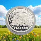 Castronomics - 'Time is Money Silver Stacker' - 1 oz .999 Proof Silver Round #03