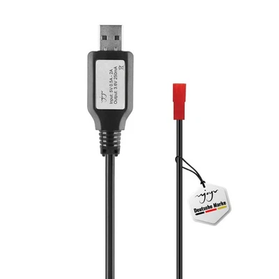 NJOYN 3.6V - 3,7V USB-Ladekabel,Ladegerät JST RC Quadcopter,Fahrzeuge,Bagger,Netzteil