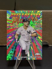 2025 Topps Chrome - Power Players Giancarlo Stanton #PP-13 Green Logofractor /99