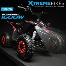 2026 XTM Racing 48V 1600W Lithium BIG Youth Electric Quad Bike Red XTREME BIKES