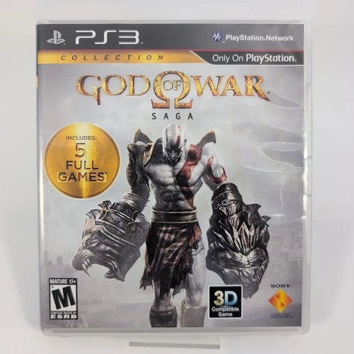 God of War Saga 2012 Sony Playstation 3 PS3 CIB Complete Video Game