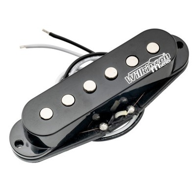 Wilkinson LOW GAUSS Schwarz Vintage Single Coil Hals Pickup für Strat ST Gitarre