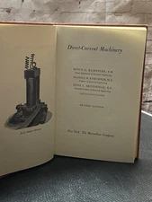 1953 Direct-Current Machinery Science Electrical Engineering Vintage Book