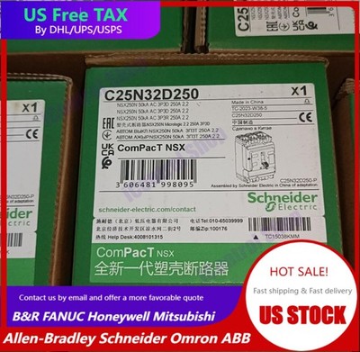 Circuit breaker C25N32D250,  ,   US Free TAX