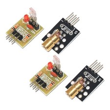 Laser Sensor Module for Arduino - KY-008 Laser Transmitter Receiver Set