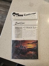 Vintage Bob Ross Landscape How-To Painting Packet 1996 Black Sunset RP002