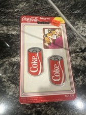 Coca-Cola Magnet Vtg 1985 Fridge Coke Can 438