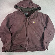 Carhartt Sierra Sherpa-Lined Jacket Womens Small 0J4392-W
