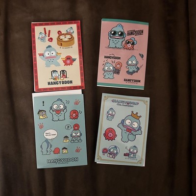 Sanrio Hangyodon 40th Anniversary Random Sticker Set Used