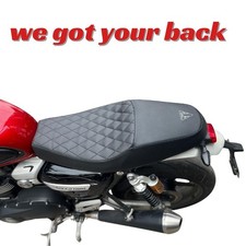 Triumph Speed Twin 1200 Custom Seat Quilted Vegan Leather  2019 Until Present