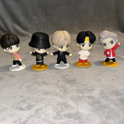 Lot Of 5 BTS McDonald's TinyTAN Figures Members 2025 Encore Set  