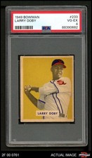 1949 Bowman #233 Larry Doby Indians RC HOF PSA 4 - VG/EX