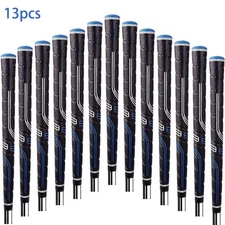 13PCS Blue Golf Club Grip Golf Grip Anti-Slip Standard Midsize Jumbo Rubber NEW