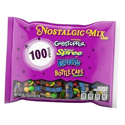 Gobstoppers, Spree, Runts, Bottlecaps, Nostalgic Candy Assortment, Party Mix,