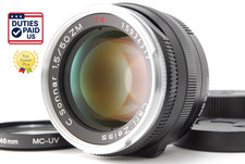  Unused Carl Zeiss C Sonnar Black 50mm f/1.5 T ZM Black Lens for Leica M Japan
