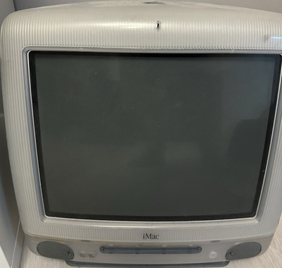 Apple iMac G3 Vintage Desktop weiß/blau Sammlerstück Computer-Klassiker Retro