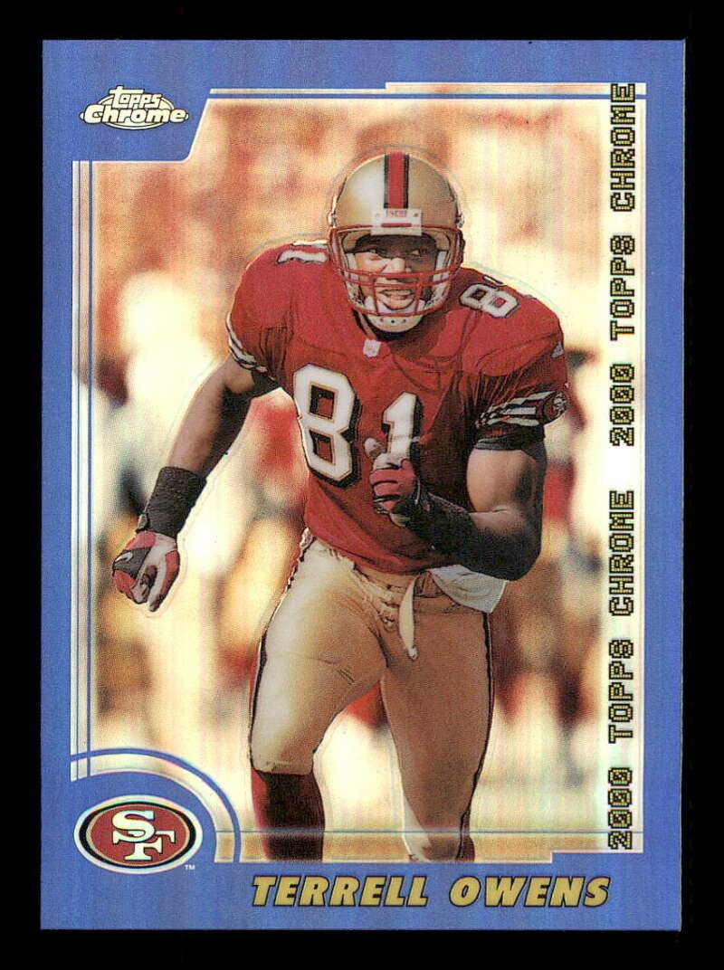2000 Topps Chrome Refractor #3 Terrell Owens 49ers (Parallel 1:12)