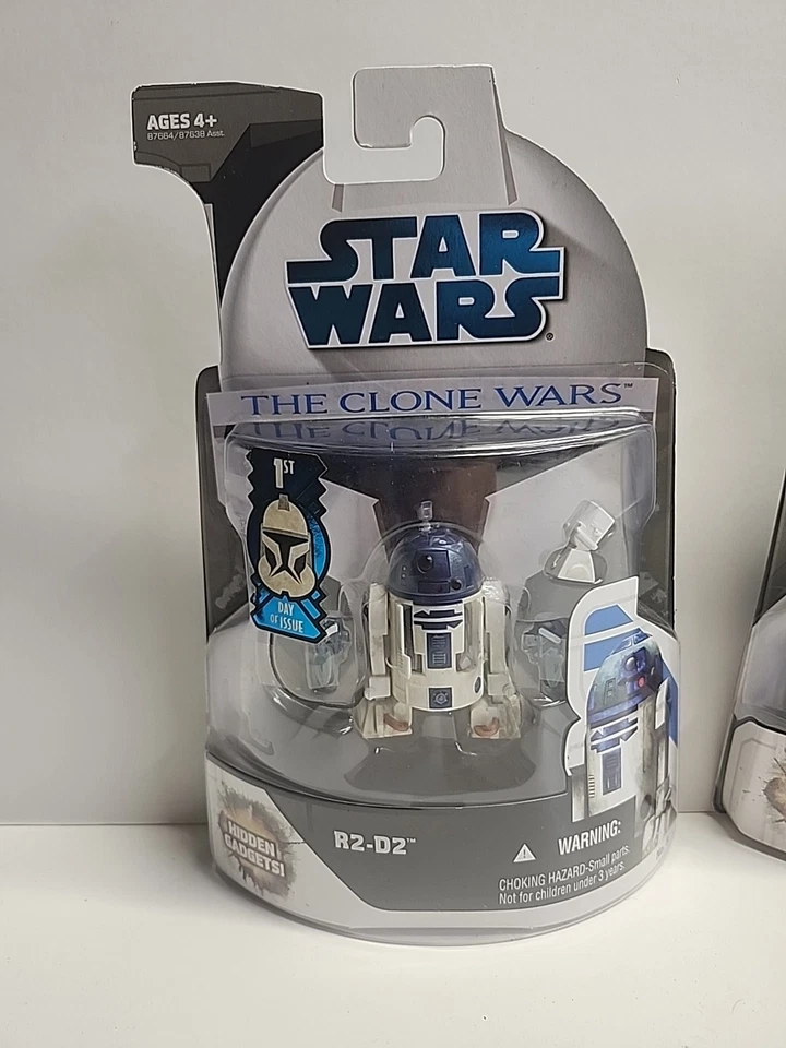 Lote de 4 figuras de acción de Star Wars The Clone Wars en tarjeta nuevas en paquete envío gratuito Foto 2 de 4