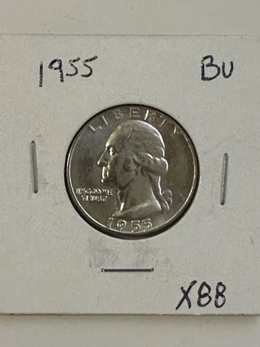 1955-D Washington Quarter Uncirculated 90% Silver BU
