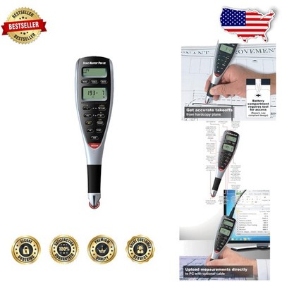 Advanced Plan Measure Tool: 91 Built-in Scales, LCD Display, Accurate Takeoffs