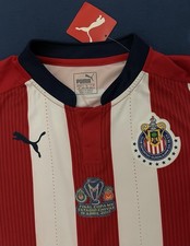 PUMA GUADALAJARA CHIVAS A. PULIDO SOCCER JERSEY SIZE S FINAL COPA MX MEXICO USA