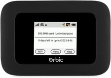 Orbic Speed 5G UW Verizon Mobile Hotspot R500L5   Black