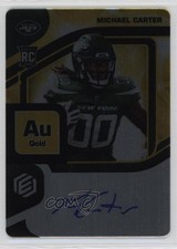 2021 Elements RPS Rookie Steel Signatures Gold 8/79 Michael Carter Auto 0x5w