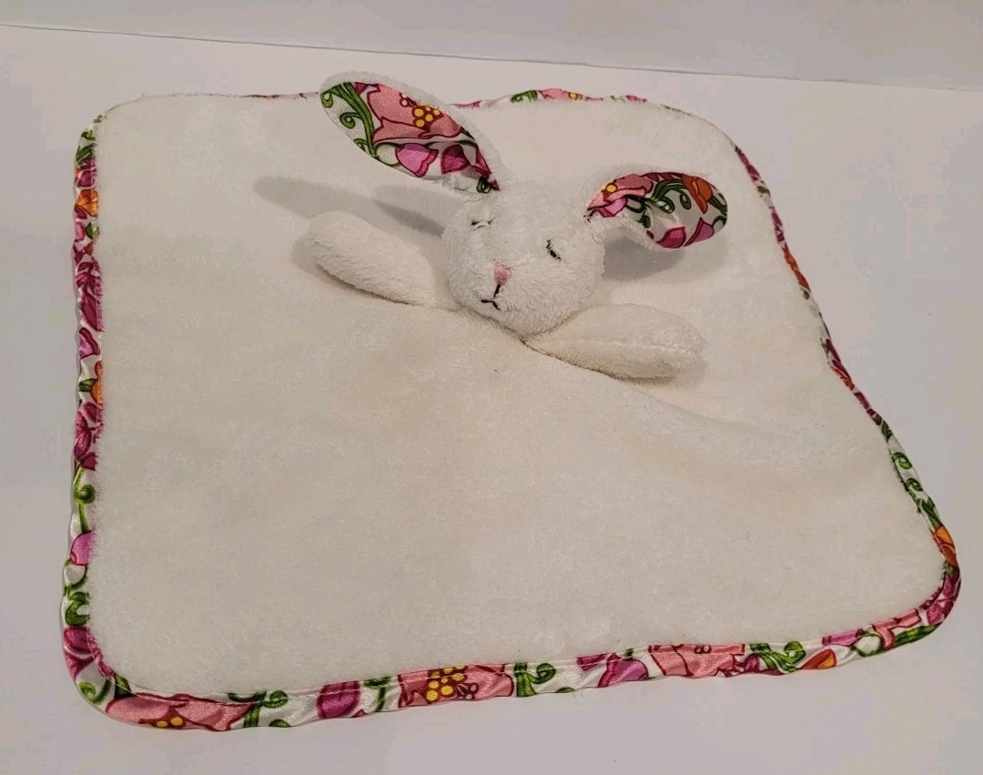 Vera Bradley Bunny Rabbit Lovey Baby Blanket Tutti Fruitti Paisley