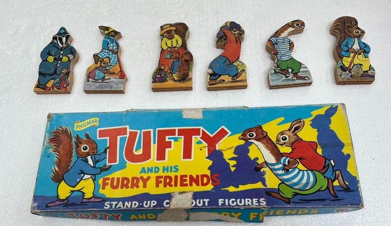 Vintage Philmar & Furry Friends Characters -The Tufty Club Road Safety Campaign
