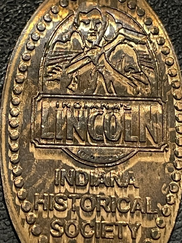 Indiana Historical Society Cu Elongated Penny #070894