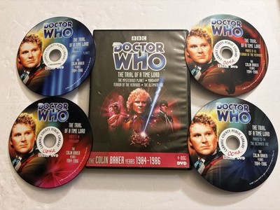 DOCTOR WHO THE TRIAL OF A TIME LORD DVD 1984-1986 BBC MOD THE COLIN BAKER YEARS