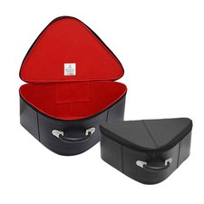 Premium Masonic Knights Templar Chapeau Case Black Imitation Leather Chapea...