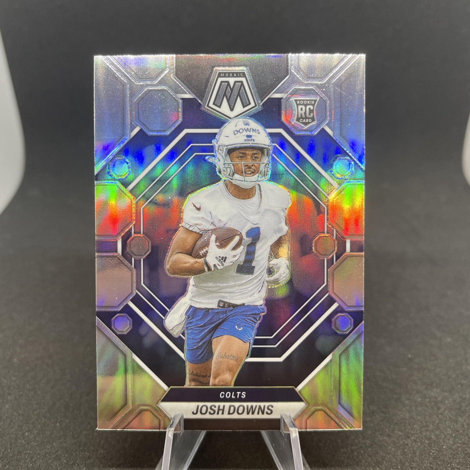 Josh Downs Rookie RC 2023 Panini Mosaic Silver Football  #339 Colts
