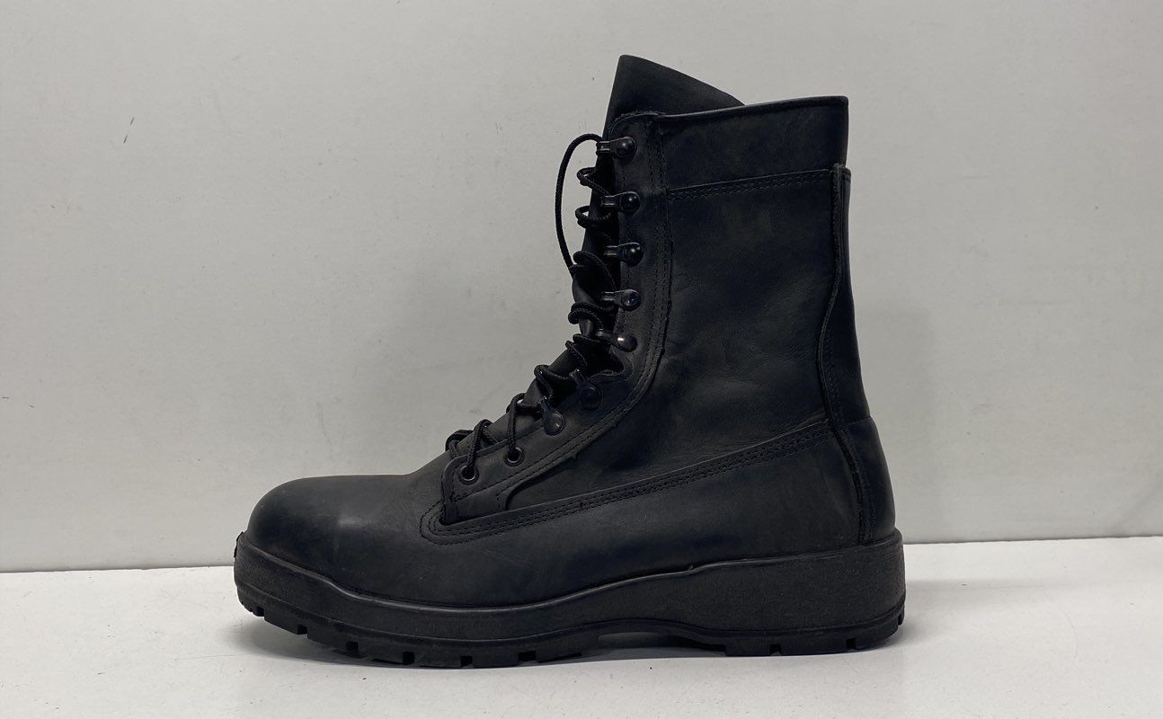 Belleville Black Solid Military Combat Boot Men 12 - image 1