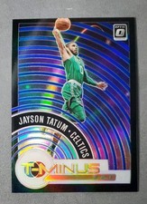 2020-21 Panini Donruss Optic - T-Minus 3, 2, 1 Jayson Tatum #11 Blue Prizm /85