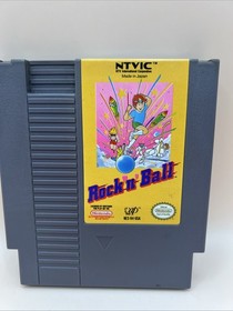 Rock'n'Ball NES Nintendo System Game Cart Only Tested Authentic Original 1990