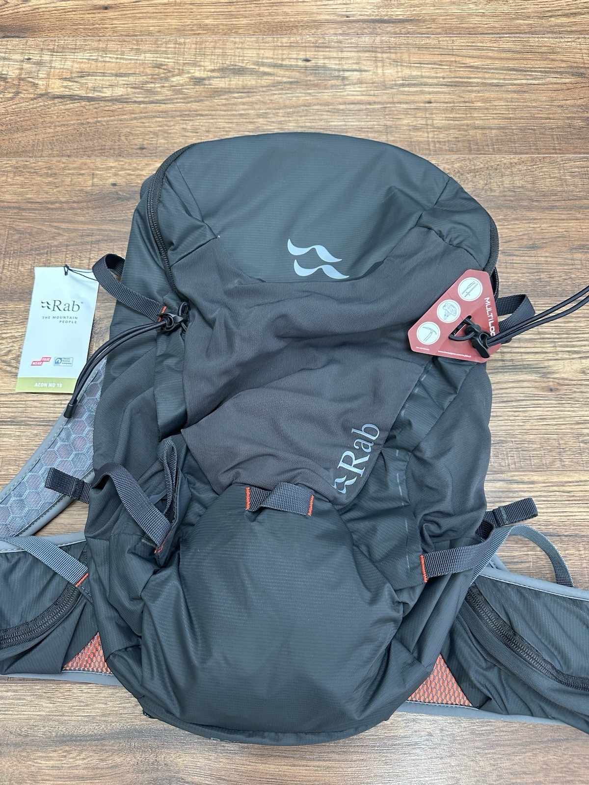 Rab Aeon ND 18 Mochila Antracita Mochila Senderismo Nueva