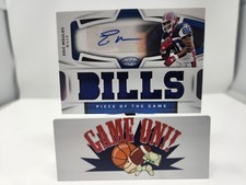 2025 Panini Certified #POGS-EMS Eric Moulds Auto Patch Piece of the Game /149 sc