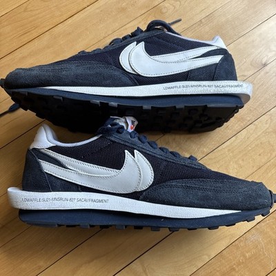 Nike Sacai LD Waffle Fragment Design Blackened Blue Shoes Mens Sz 10 DH2684-400
