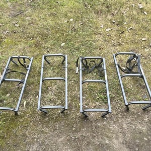 Hitch Mount 4-Bike Rack Carrier Replacement Cradles & Arms, Black